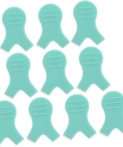 ULTECHNOVO Brosses Y Vertes Facile à Nettoyer pour Salon de Beauté Lot de 10 Outil de Permanente et Rehaussement pour Cils en Plastique