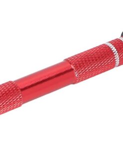 Generic Pince à épiler à 4 griffes - Outil de ramassage rétractable en alliage avec résistance antidérapante - Poignée moletée pour réparation de montres, perles, pierres précieuses et petites pièces