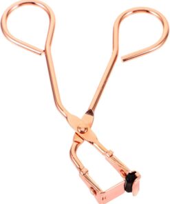 Ciieeo Recourbe-cils Manuel Portable en Électrolyse Rose Doré, Outil de Maquillage Pratique pour Cils, Pince Recourbe-cils Segmentée Légère, Accessoire Beauté Compact pour Usage