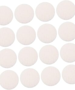 Healvian 40pièces Éponges Maquillage Visage Rondes Disques Démaquillants Cosmétiques Outils de Maquillage pour Peau Douce