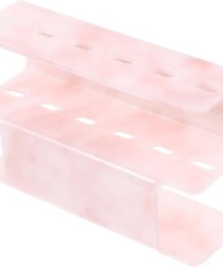 VALICLUD Porte-pince à Cils et Motif Marbré en Plastique Léger Design Élégant Support pour Pince à Épiler pour Organiser et Exposer Vos Accessoires de Beauté