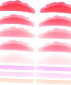 VALICLUD 8paires Patchs Silicone Réutilisables pour Rehaussement de Cils et Permanente de Cils Outils de Beauté