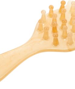 Healvian Peigne De Massage Résine Pour Cheveux Brosse De Démêlage Massage Outil Pratique à Main Pour Soins Capillaires