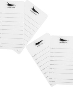 STOBAZA 4 pièces Plateaux Extensions de Cils Acryliques avec Graduation Support Pratique pour Extensions et Organisation de Faux Cils Accessoire Léger pour Salon et Usage Personnel