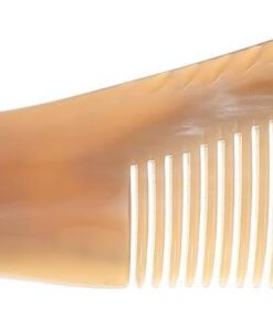 Ciieeo Peigne à Cheveux Jaune Fait Main en Matériau Synthétique, Poignée Lisse Facile à Tenir, Style Naturel et Pratique pour Soins Capillaires Quotidiens