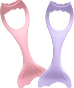 VOSAREA Outils de Maquillage pour Yeux 2pcs en Silicone Réutilisables Aide à L'application Eyeliner Facile à Nettoyer Adaptés aux Débutants et Professionnels