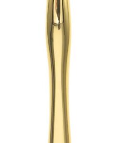 VALICLUD Rouleau de Massage Facial en Métal Doré Double Extrémité, Masseur Liftant pour Visage et Cou, Outil Manuel de Sculpture et Soin Peau, Portable pour Soins Quotidiens