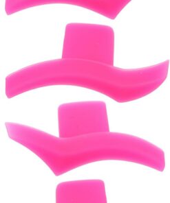 STOBAZA Tampons pour Eye-liner en Silicone Réutilisables, 2 Paires Légères Pochoir Œil de Chat, Outil Maquillage Pratique pour Débutants et Voyage