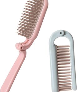 Healvian Peigne De Coiffure Pliable Antistatique Lot De 2 Pièces Léger Et Massage Pour Soins Capillaires Quotidiens Voyage