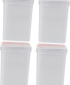 Healeved 4 Pièces De Nettoyage Chiffons De Nettoyage Pour Colle à Cils Outils Pour Extensions De Cils Échantillon Pour Cils Fournitures D'extension De Cils Abdos Blanche