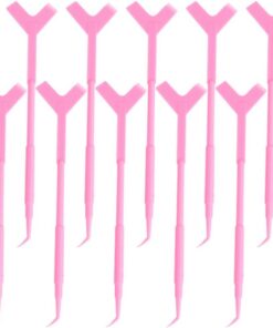 YARNOW Lot de 12 Brosses pour Rehaussement de Cils Forme Y en Réutilisables Prise Confortable, Outil pour Séparation et Lifting des Cils Quotidien