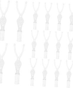 Outil Auxiliaire Double Paupière en Y, Lot de 50 Set de Set de Pièces | Plastique, Forme en Y, Application Précise et Largeur Réglable, Usage Quotidien pour Maquillage des Yeux