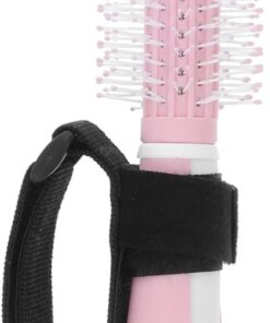 VALICLUD Peigne Auxiliaire Rond pour Personnes Âgées, Prise en Main Facile, Léger, en Plastique et Nylon, pour Coiffage Quotidien et Soins Capillaires