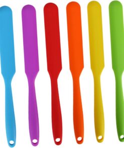 Gatuida Plaque à Gratter en Silicone et Acier Jaune Multifonction Brosse Applicatrice de Teinture pour Soins Capillaires pour Grattage de Crème à Domicile