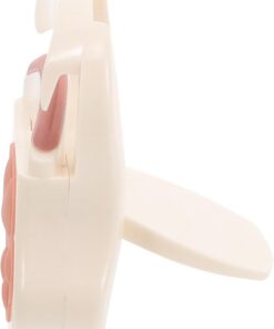 YARNOW Recourbe-cils Forme Griffe de Chat Blanc en Silicone et Pc, Outil Portable pour Maquillage et Voyage, Facile à Utiliser pour Femmes