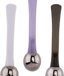 Bâtonnet de Massage Yeux pour Soulager la Fatigue Oculaire en Alliage de Zinc 3pcs Outil Compact et Portable et Améliorer la Circulation Sanguine du Visage