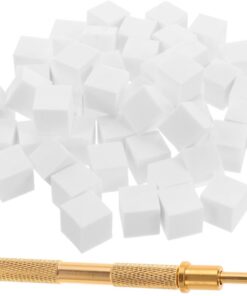 Healeved Blocs Éponges À De Remplacement Pour Outils À Ensemble De Manucure 50 Pièces Brosse De Préhension Pour Nail Art