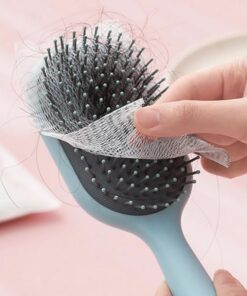 Lot de 50 peignes en maille avec filet en nylon blanc pour peigne à coussin d'air, brosse à cheveux pour salon, maison et voyage, outils de soins capillaires pour femme