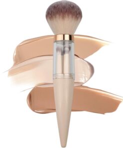 Set Pinceaux Poils Synthétiques Outils Beauté Femme | Set Compact Pinceaux Pour Poudre Libre Blush Bronzer Contour Highlighter Anti-Cernes Maison Bureau Dortoir Camping Fête
