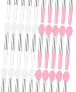 Healeved 30pièces Pinceaux à Brosse Miniature Pour Application Outils De Maquillage Pratiques Et Portables Idéaux Pour Salons Et Usage Personnel