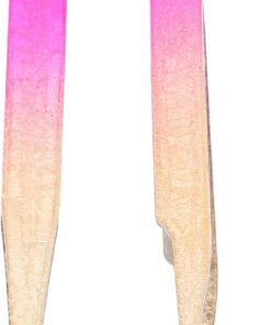 VALICLUD Lot de 2 Pinces à Épiler pour Strass en Acier Inoxydable avec Embouts en Silicone Souple, Outil Précis pour Manucure et Nail Art, Accessoires Polyvalents pour Décoration D'ongles