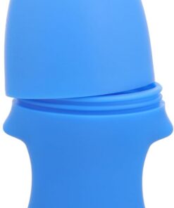 Housoutil Rouleau de Glace Facial en Silicone Bleu et Lisser les Pores Outil de Massage Visage pour Réduire les Gonflements Matinaux Soin Beauté | Moule en Silicone, Format Pratique, pour Soins du Visage et Poche de Froid