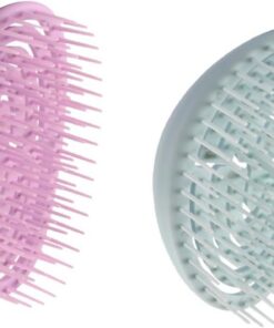 ULTECHNOVO Lot de 2 Peignes Lissants et Massants Coussin Airbag, Peignes à Cheveux en Abs pour Massage du Cuir Chevelu, Démêlage Facile, Soins Capillaires Quotidiens, Outil Coiffure Portable