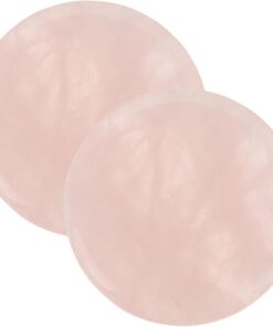 Pierre de Jade pour Extensions de Cils Ronde en Cristal, Lot de 2 | Outil pour Extensions de Cils, Longue Durée, Évite le Séchage Rapide, Pratique pour Femmes et Jeunes Filles