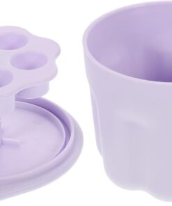 Housoutil Lave Pinceaux Maquillage Kit Nettoyage Tampon Bol Rincage Brosse Coussinet Boîte Outils Accessoires