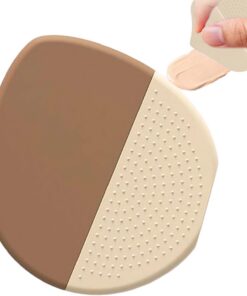 Pinceau De Teint Liquide Outil Cosmétique En Silicone Plat | Pinceau De De Teint Fin Pour Passionnés Débutants Artistes Routine Quotidienne Pratique Travail Précis Soirée
