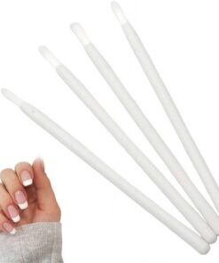 Lot de 50 pinceaux de maquillage jetables, mini pinceaux de vernis à ongles, pinceau testeur de rouge à lèvres, pinceau de gloss à lèvres, applicateur de maquillage, outil de beauté multifonctionnel