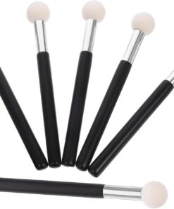 Healeved 6pièces Pinceau à Tête Ronde Brosse à Fond De Teint Pour Maquillage Outils Cosmétiques Multifonctions