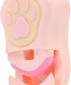 ULTECHNOVO Recourbe-cils Cat Paw pour Femmes et Filles Ensemble Recourbe-cils Portable en PC et Silicone, Compact et Léger, pour Maquillage Quotidien et Occasions Spéciales