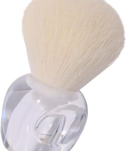 Gatuida Pinceau à Poudre Blush Synthétique Doux, Manche Transparent Léger, Petit Format Portable, Outil de Maquillage Cosmétique pour Femmes, Accessoire Beauté Professionnel pour Poudre