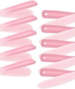 Healeved 20pièces Spatule de Soin Visage Réutilisable Petite Spatule Cosmétique pour Application Crème et Masques Outil Maquillage Léger Facile Transporter