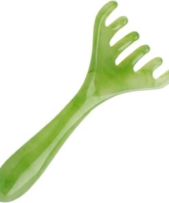 Peigne Massant Cuir Chevelu Masseur Anti-Stress Ergonomique En Résine | Accessoire Portable de Soin Capillaire pour Lavage Soin Maison Hommes et Femmes Spa Relaxation Apaisante