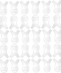 Outil pour Greffes de Cils en Plastique Y, Lot de 60 Pièces Blanc | Format Léger et Ergonomique, Usage Maison ou Salon de Maquillage, pour Femmes et Filles