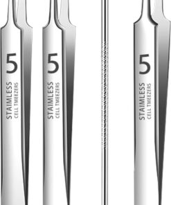 Outil d'extraction – Kit de retrait de boutons, outil de de points blancs | Acier inoxydable durable, accessoire professionnel de soins de la peau, kit de toilettage de beauté de qualité