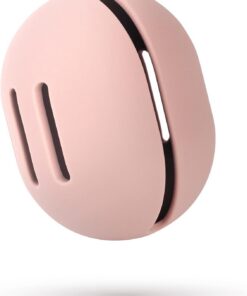 FERYES Porte-éponge de maquillage en silicone incassable et écologique pour voyage - Rose