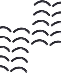 Healeved Lot de 2 Recharges pour Recourbe- 5 Coussinets en Silicone Bandes de Rechange Outil de Recourbe- pour Femmes Accessoires de Maquillage 120 Pièces