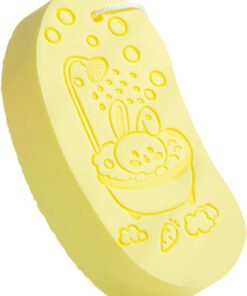 Bath Sponge, Soft Exfoliatings Body Scrubber, Gentle Reusable Back Cleanser, Adults Kids Pregnant Women Daily Bathroom Shower Routine for Full Body Skin Care, 13x7.3x2.5cm
