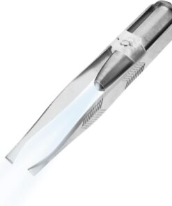 Pince à épiler lumineuse sourcils Outils cosmétiques faciaux, et tondeuse | Pince en acier avec LED pour cils sourcils épilation Épilation cosmétique des poils incarnés du