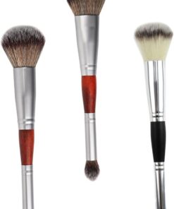 OUNONA 3pièces Kit De Pinceaux De Maquillage Applicateur De Fard à Paupières Outil Cosmétique Et Portable Pour Usage Domestique