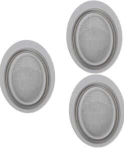 Healeved 3 Pièces tampon de nettoyage light makeup brushes dirt pour pinceaux en silicone plateau de lavage pour pinceaux de maquillage brosse pour outils de maquillage
