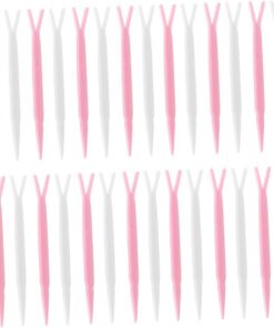 Healvian Lot De 100 Applicateurs Autocollants Pour Paupières Pli Double y Forme, Accessoire Maquillage Féminin Portable, Usage Intérieur Et Extérieur, Couleur Aléatoire