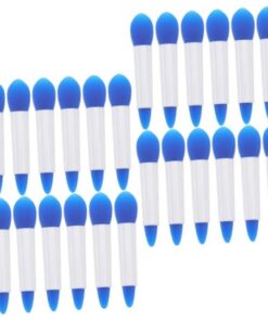 Housoutil 2 Ensembles 20 Pièces rouge à lèvres applicateur de maquillage en silicone brosse à masque en silicone applicateurs à lèvres pinceaux maquillages outils de maquillage