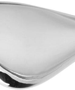 Healeved Plaque Gua Sha Masseur facial manuel pour visage et rides en alliage de zinc argenté, appareil rond pour massage confortable, usage beauté