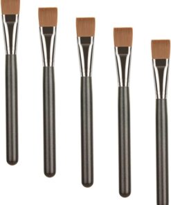 OUNONA 5pièces Pinceau pour Masque Visage Outil pour Masque Pinceau à Boue pour Visage de Maquillage Applicateur