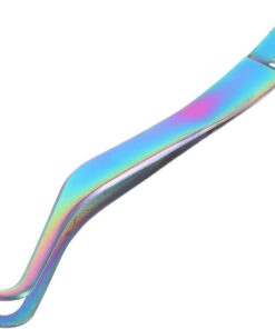 Ciieeo Pince à Épiler Peigne Intégré en Acier Inoxydable Coloré, Outil Précis pour Extensions de Cils, Adapté la Pose Retrait de Faux Cils, Accessoire Beauté Professionnel
