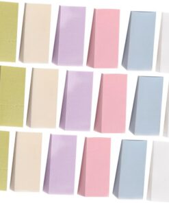 Healeved 48pièces Éponge pour Nail Art Dégradée Éponges Cosmétiques Multifonctions Outils de Manucure Simples et Pratiques